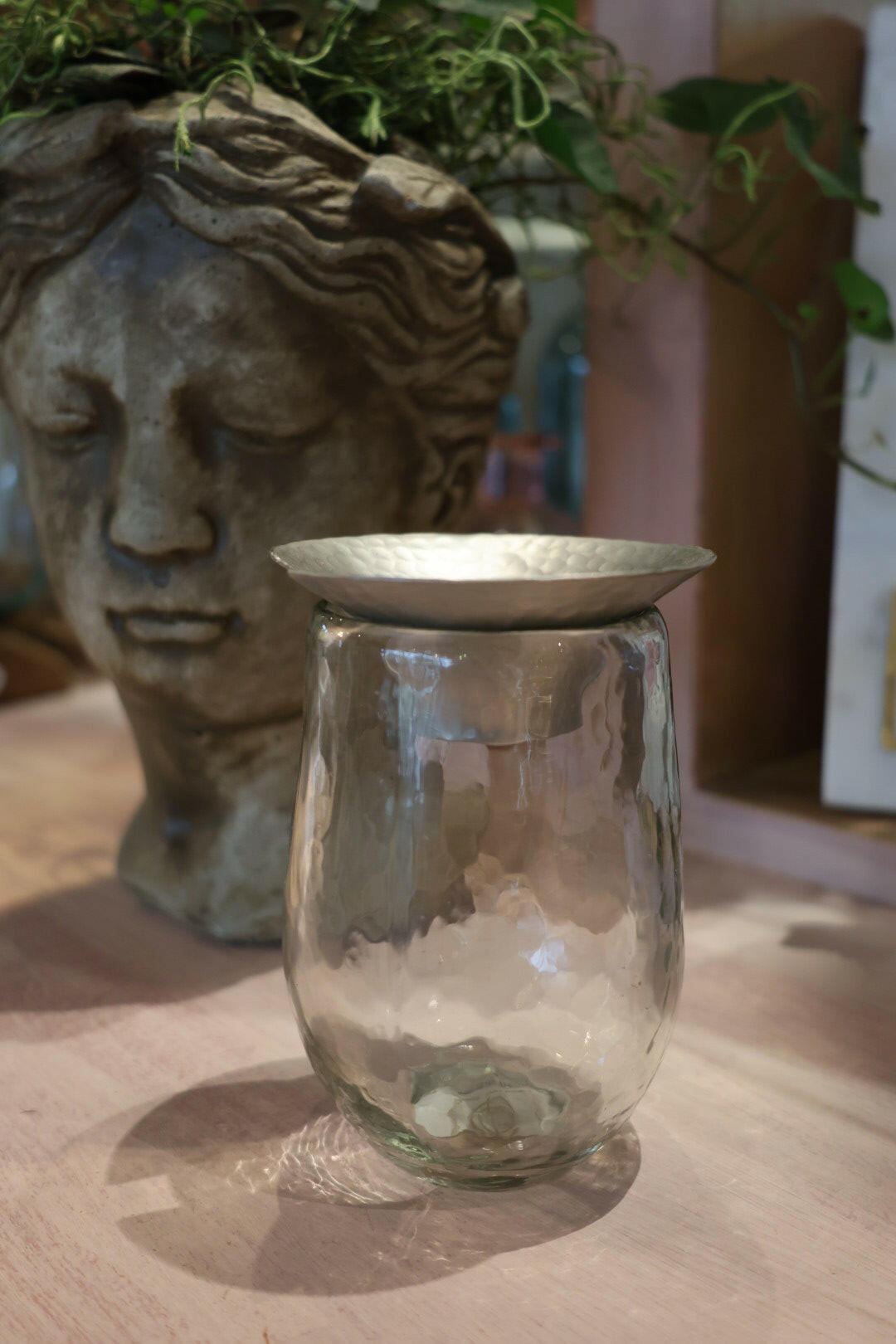 Floral Propogate Glass Jar -Small.