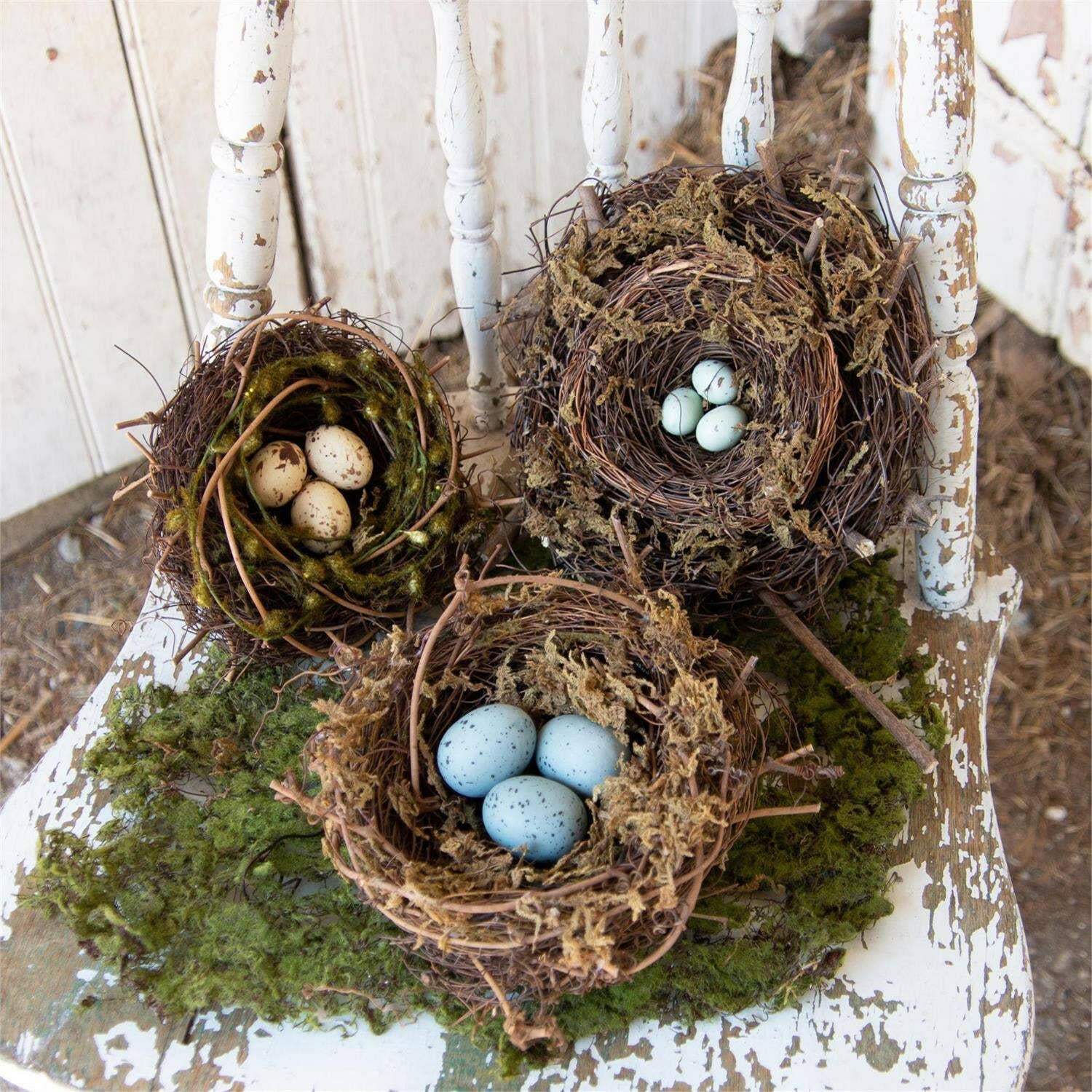 Decorative Bird Nests.