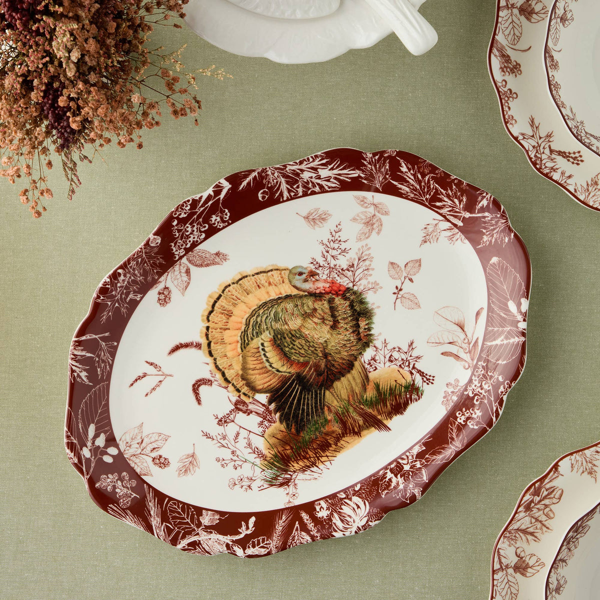 Pheasant Grove Oval Platter