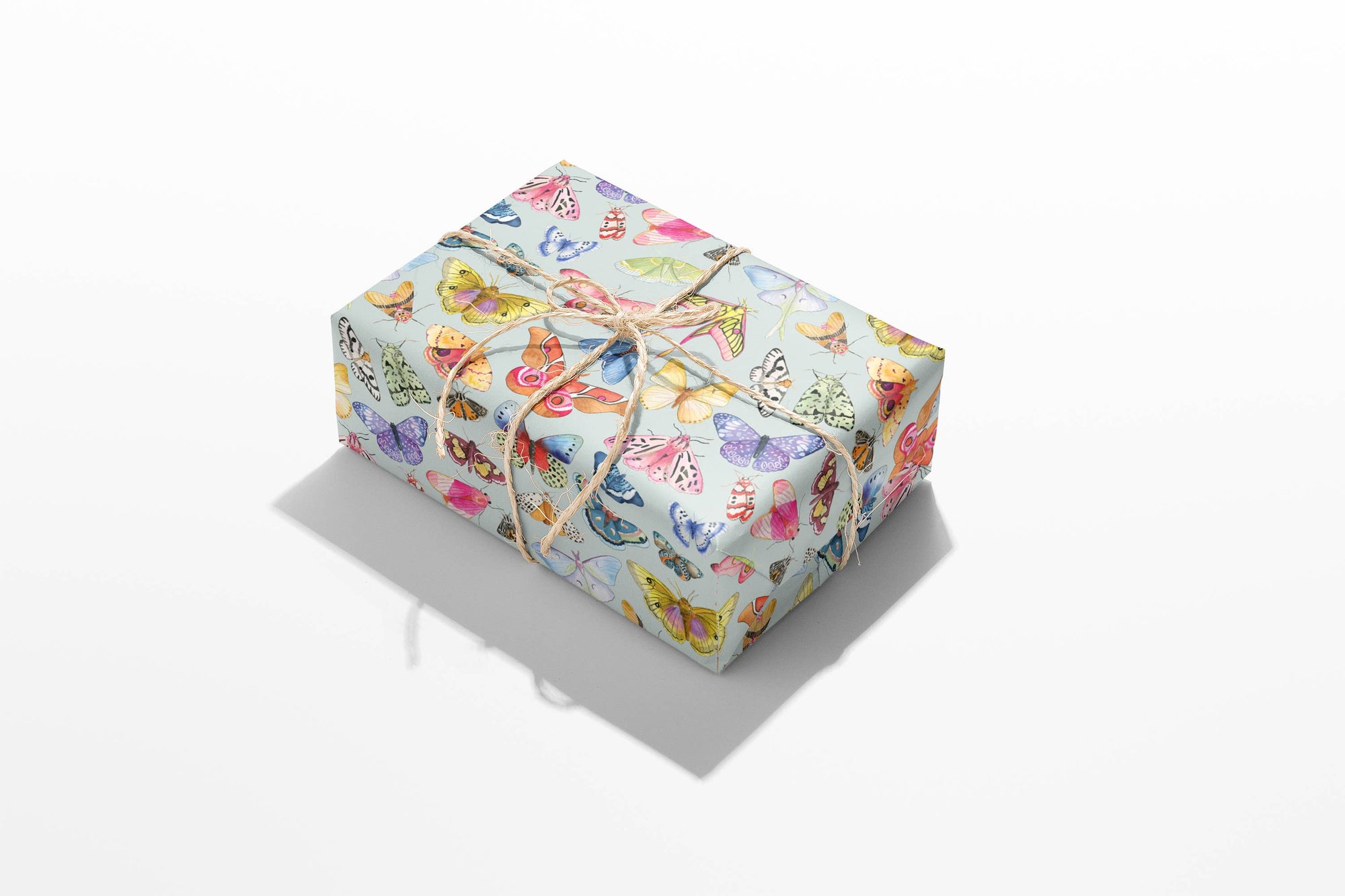 Moths & Butterflies Wrapping Paper - 3 Sheet Roll