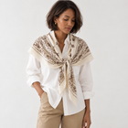 Brushed Bandana Oversized Square Scarf