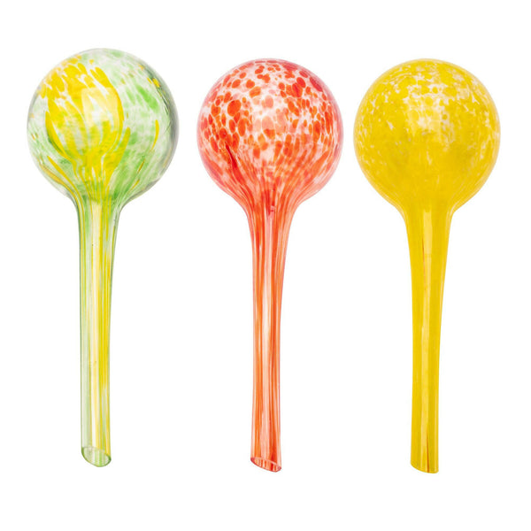 plastic watering globes for plants Lexi Home Self-Watering Plant Mini Aqua Globes