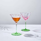 Tulip-Shaped Champagne Coupe Glass | Set of 2 | 6 oz.