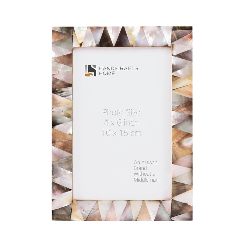Mother of Pearl Picture Frames Pearlescent Ebony