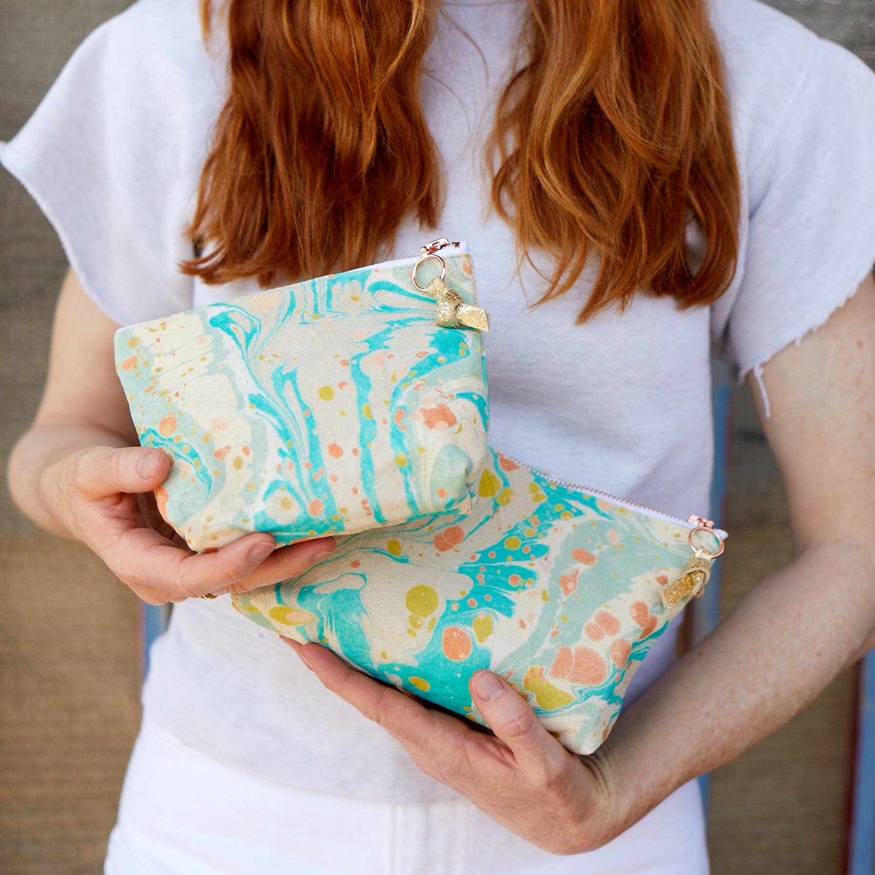 Astral Marbled Pouch Lake Small