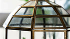 Urban Born Large Terrarium Birdcage, Glass and Metal, 10x9".