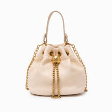 Sameera Leather Drawstring Handbag