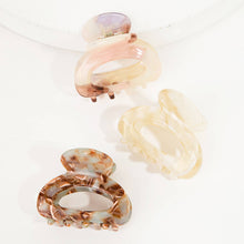 Oval Cutout Acetate Hair Claw