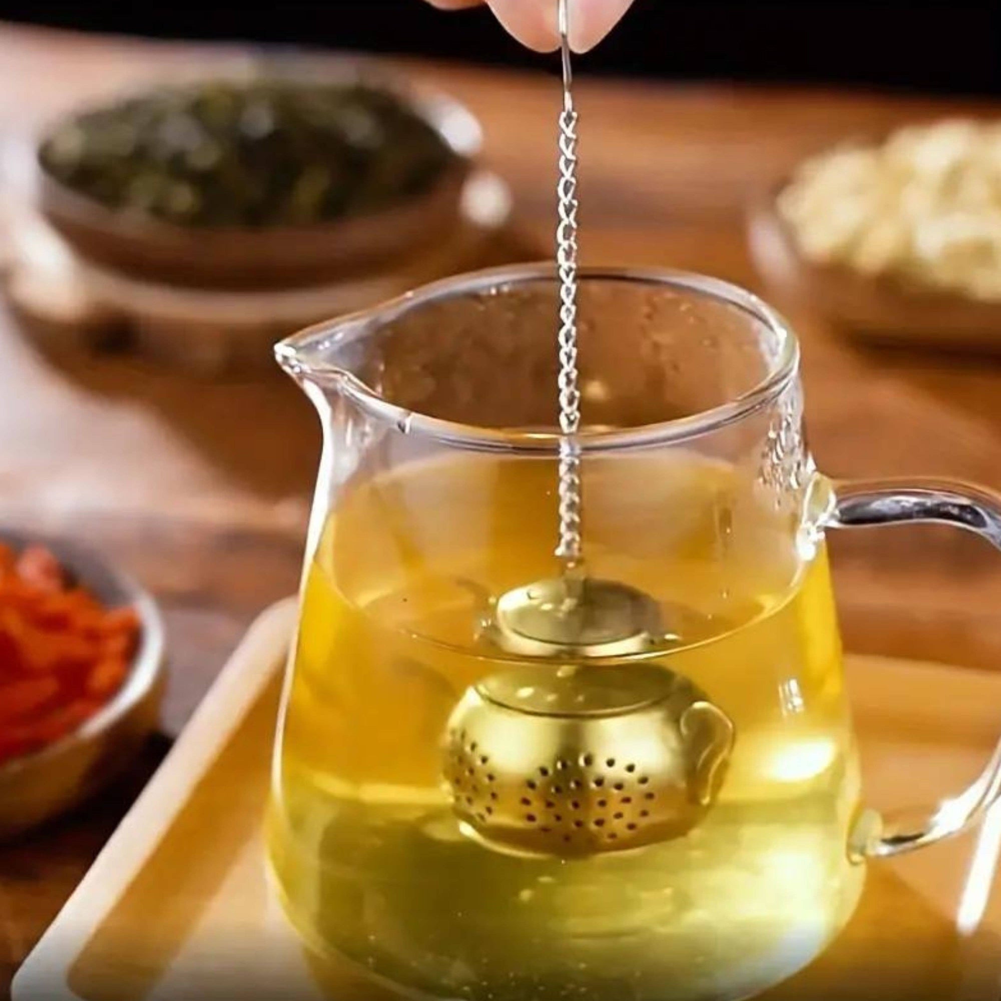 Tea Pot Infuser for Boutique Bliss, Loose Tea with Drip Tray