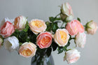 18"Elegant Real touch Juliet Rose-Moisture-touch coating