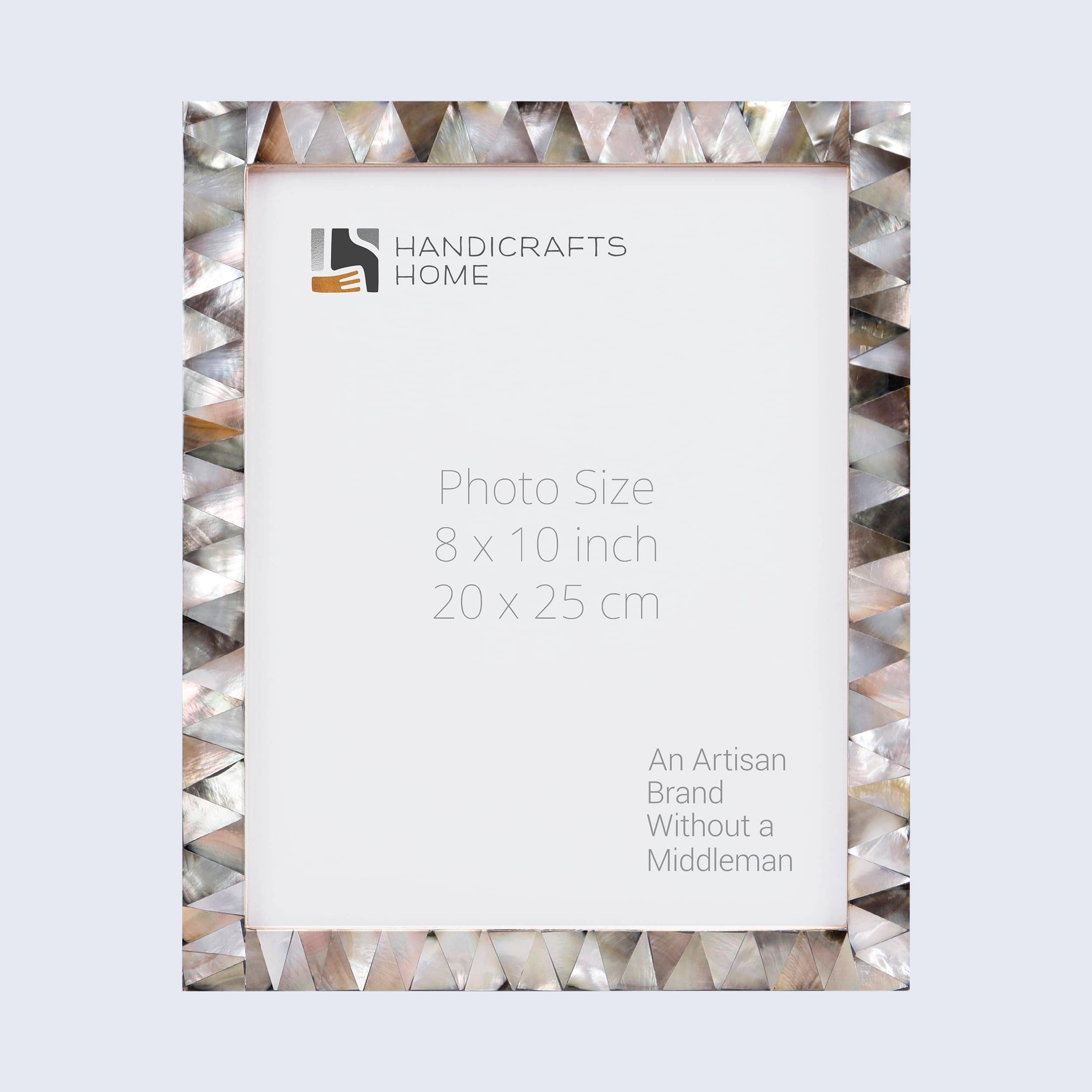 Mother of Pearl Picture Frames Pearlescent Ebony