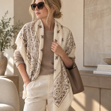 Brushed Bandana Oversized Square Scarf