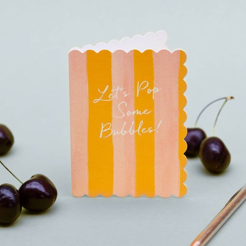 Lets Pop some Bubbles Card (Cello-Free)