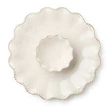 Heritage Chip & Dip Set 2pc – Classic 15" Stoneware Charm