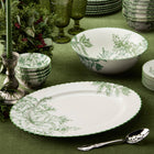 Winter Evergreen Oval Platter 16 x 12
