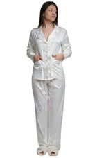 ASHLEY LONG MATTE SATIN  PAJAMAS