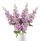 INSUNSIX 6PCS Fuschia Delphinium Artificial Flowers Real Touch Larkspur Silk Flowers Long Stem Artificial Flowers for Tall Vase Wedding Centerpieces for Tables Home Decor Indoor (Fuschia)