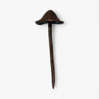 Aged Copper Finish Mushroom Garden Stakes
