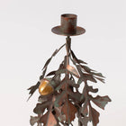 Taper Holder - Harvest Oak-Med