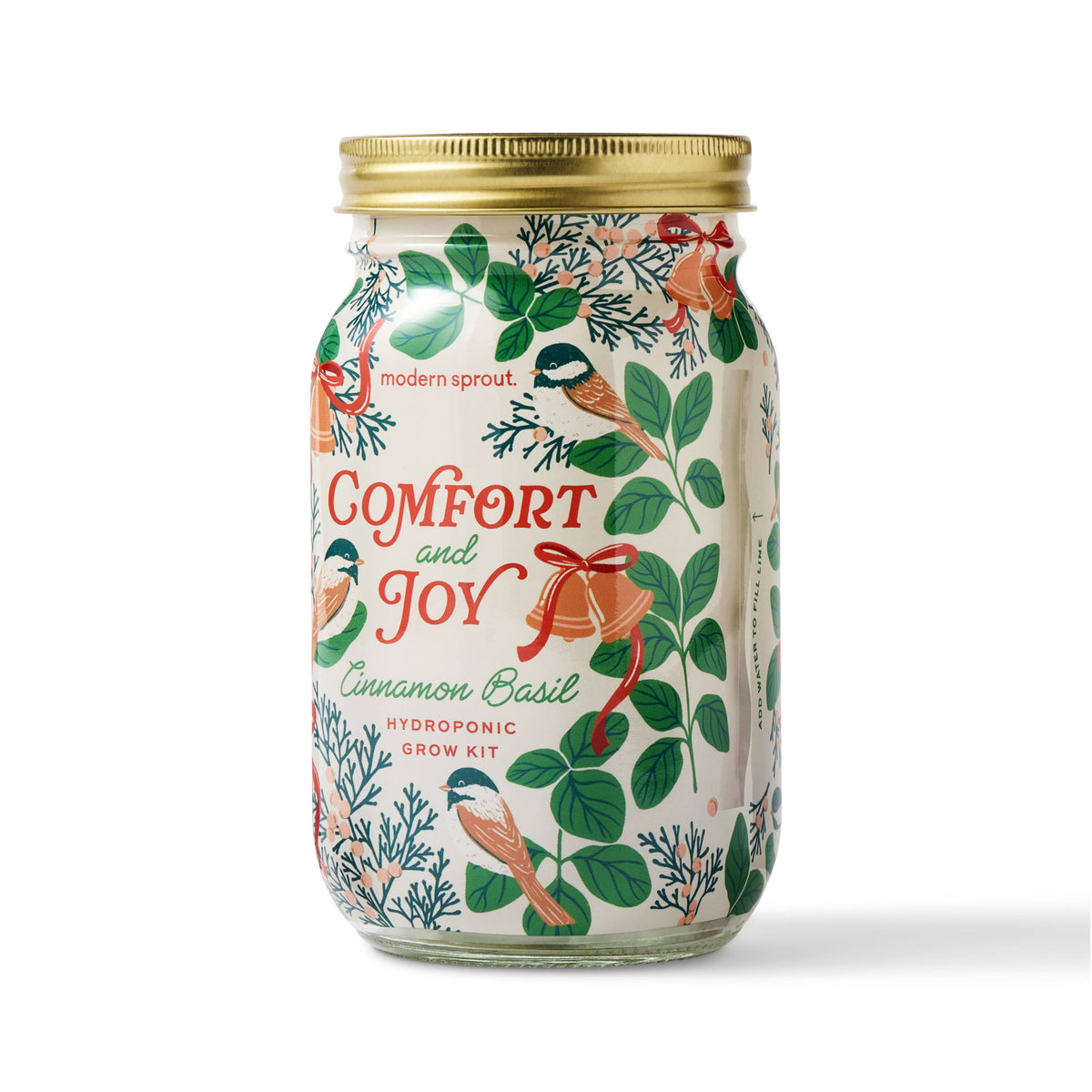 Holiday Herb Garden Jar