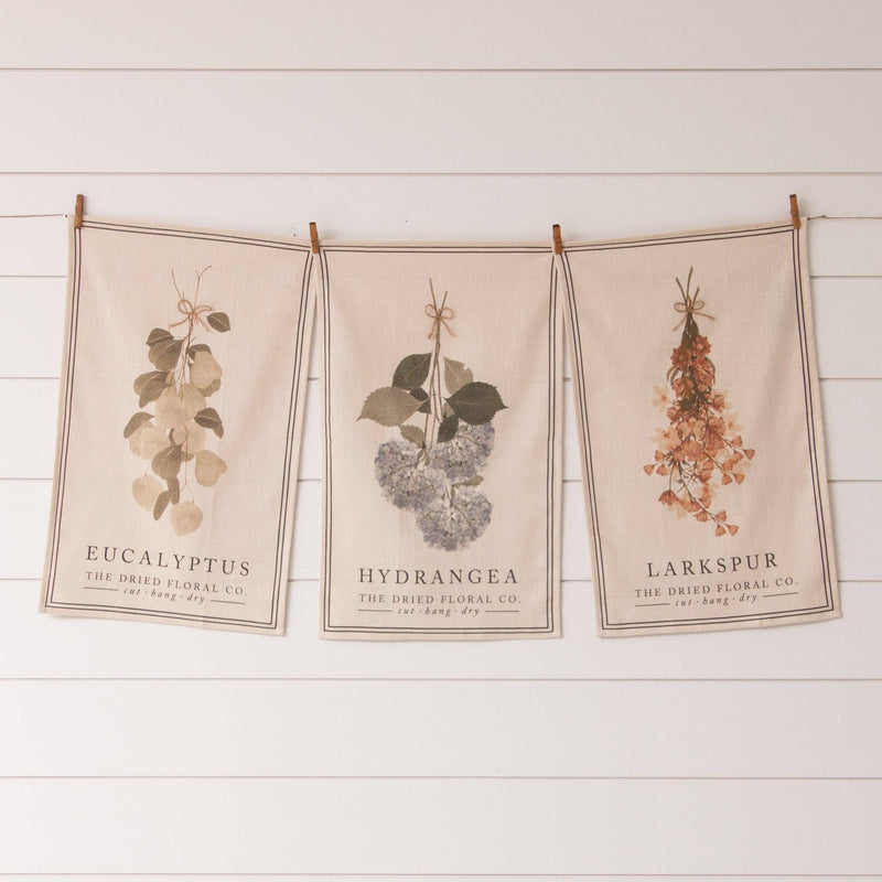 Dried Floral Co Tea Towel Hydrangea