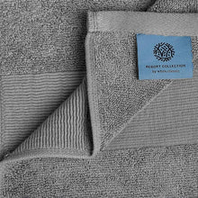 Resort Collection Soft Bath Sheet Towels 35x70 in Oversize 2 Pack Smoke Grey.
