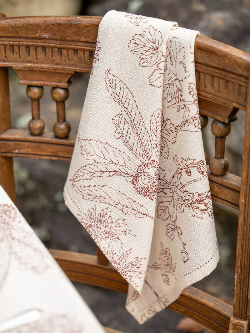 Chestnut Napkin Set of 4 - Brown