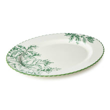 Winter Evergreen Oval Platter 16 x 12