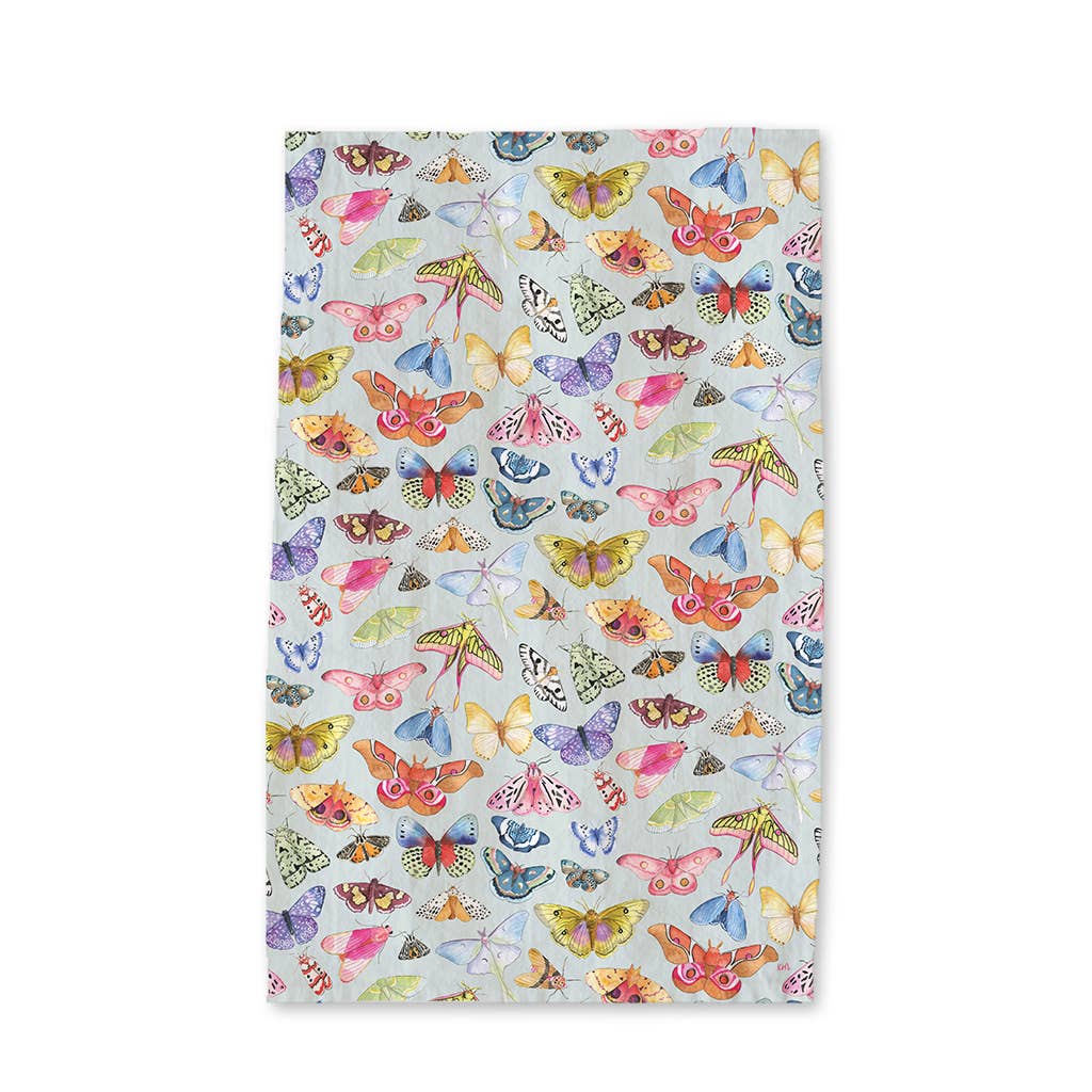 Moths & Butterflies - Kitchen Tea Towel