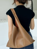 Leather Tote Shoulder Bag Set