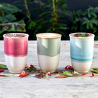 Lagoon Ceramic Coffee Cup – 12oz with Lid & Sleeve