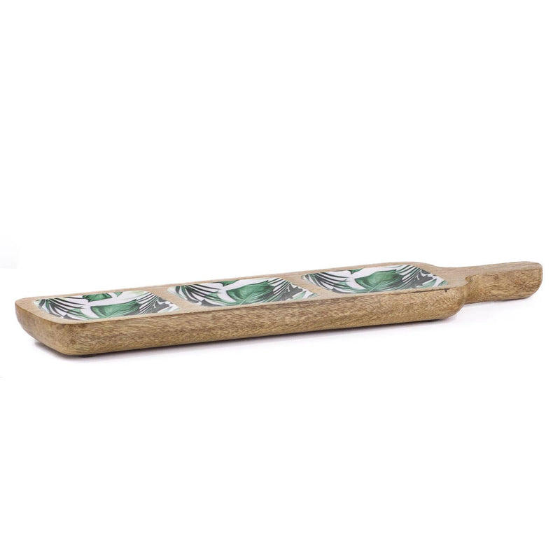 Everglade Tri-Server   Natural/Green/White   18x5.25x1