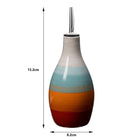 Cruet Ceramic Olive Oil Dispenser Bottle - 400ml Vinegar