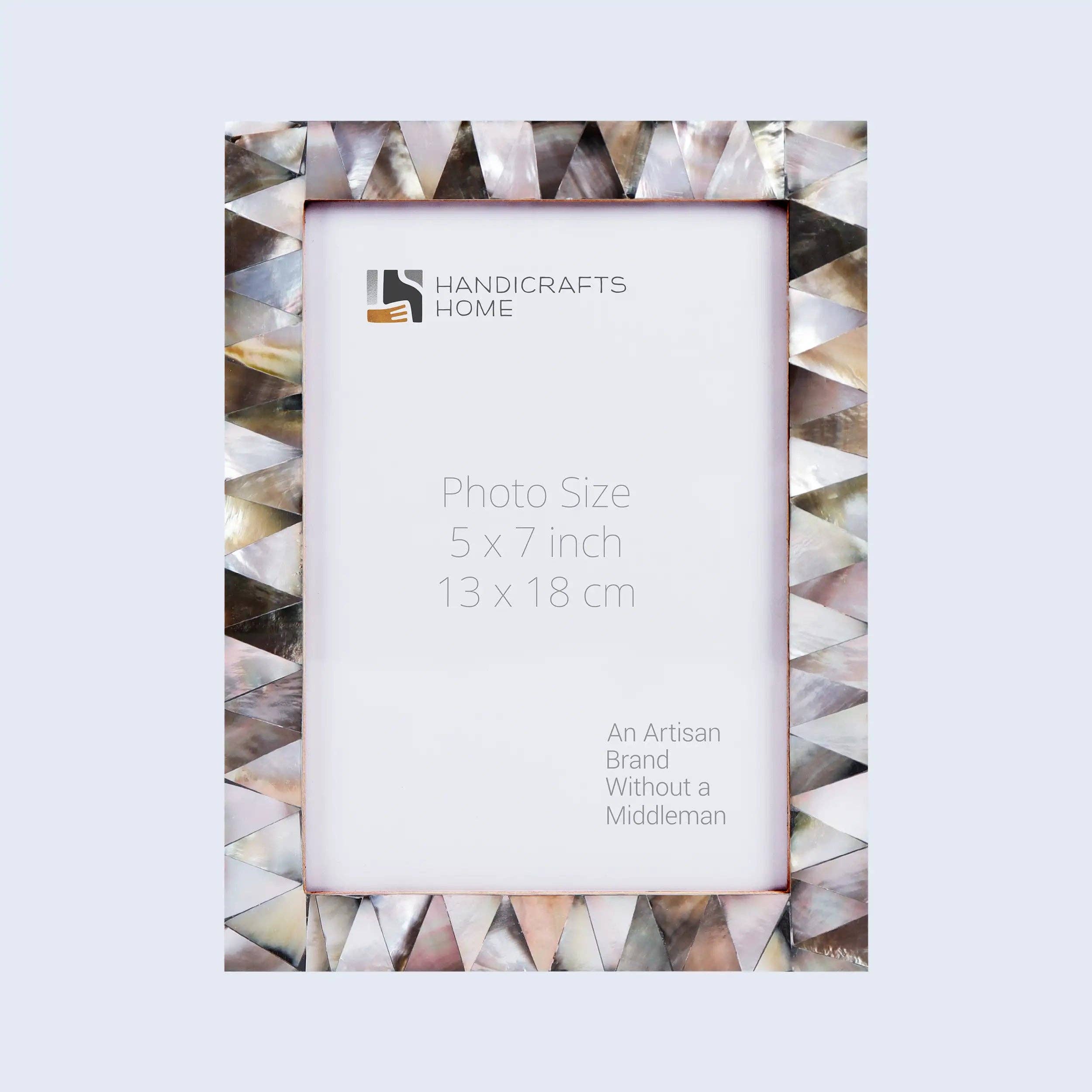 Mother of Pearl Picture Frames Pearlescent Ebony