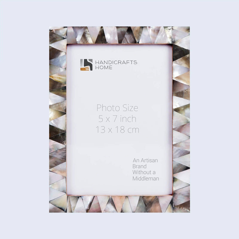 Mother of Pearl Picture Frames Pearlescent Ebony