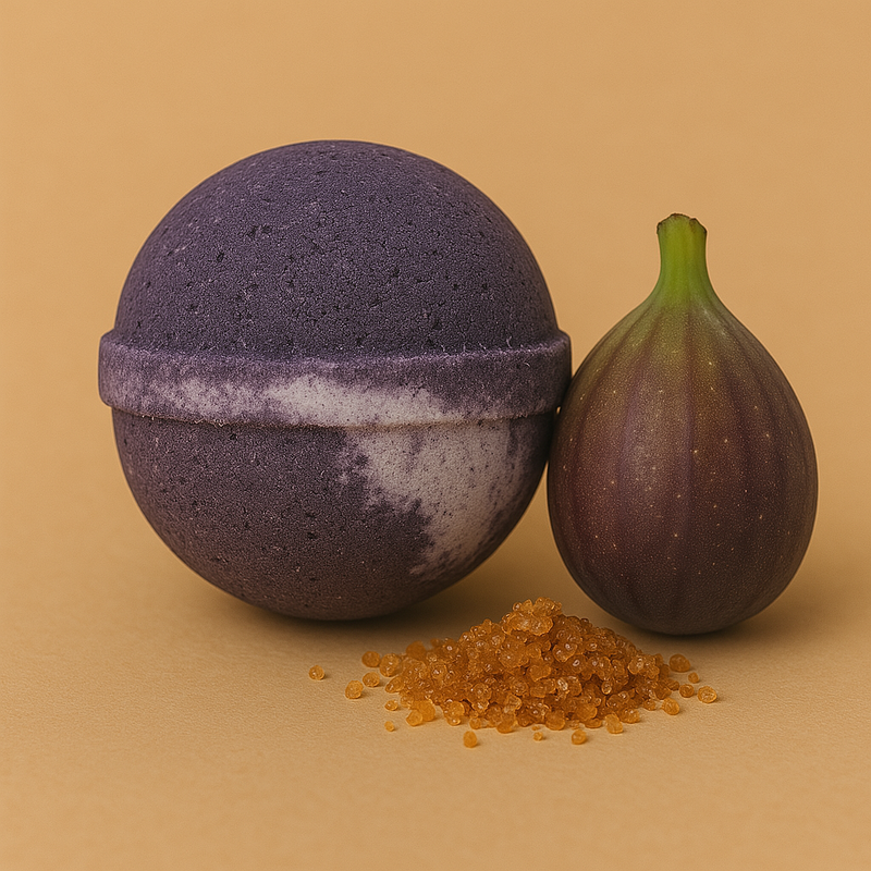 Flora Bath Bomb - Brown Sugar Fig.