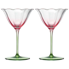 Tulip-Shaped Champagne Coupe Glass | Set of 2 | 6 oz.