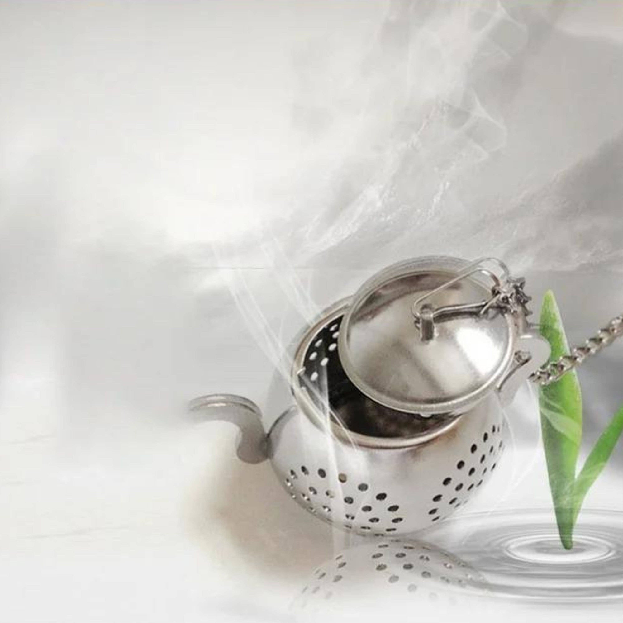Tea Pot Infuser for Boutique Bliss, Loose Tea with Drip Tray