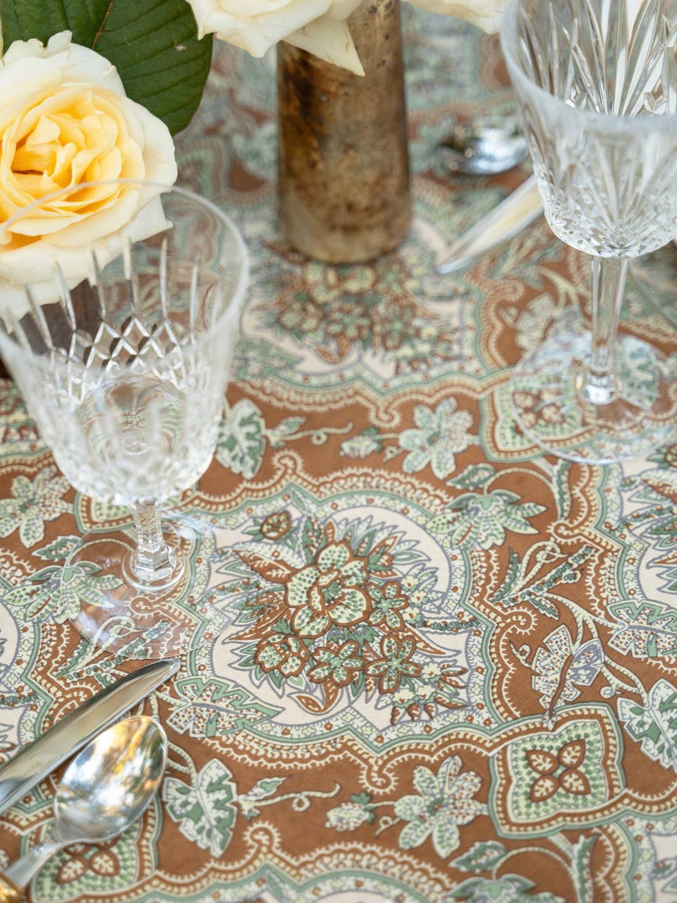 Timeless Tapestry Tablecloth - Maple