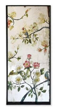 Mirror with Birds and Flowers.