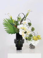 36" Real touch Large bloom Phalaenopsis Orchid-9 Flowers