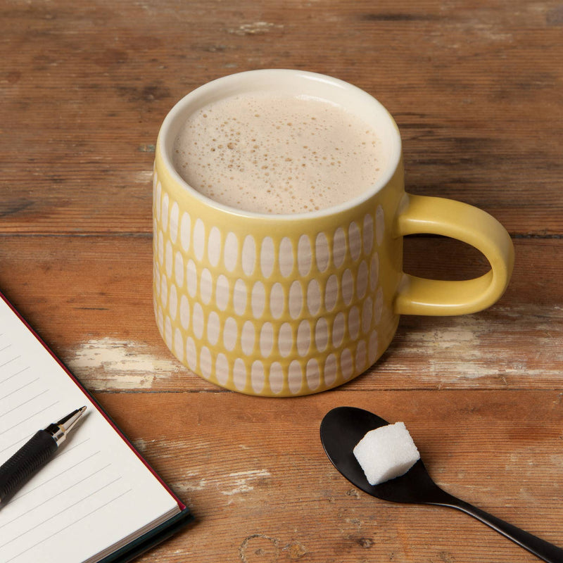 Danica Studio Ochre Imprint Stoneware Mugs 12 oz.