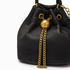 Sameera Leather Drawstring Handbag