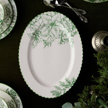 Winter Evergreen Oval Platter 16 x 12