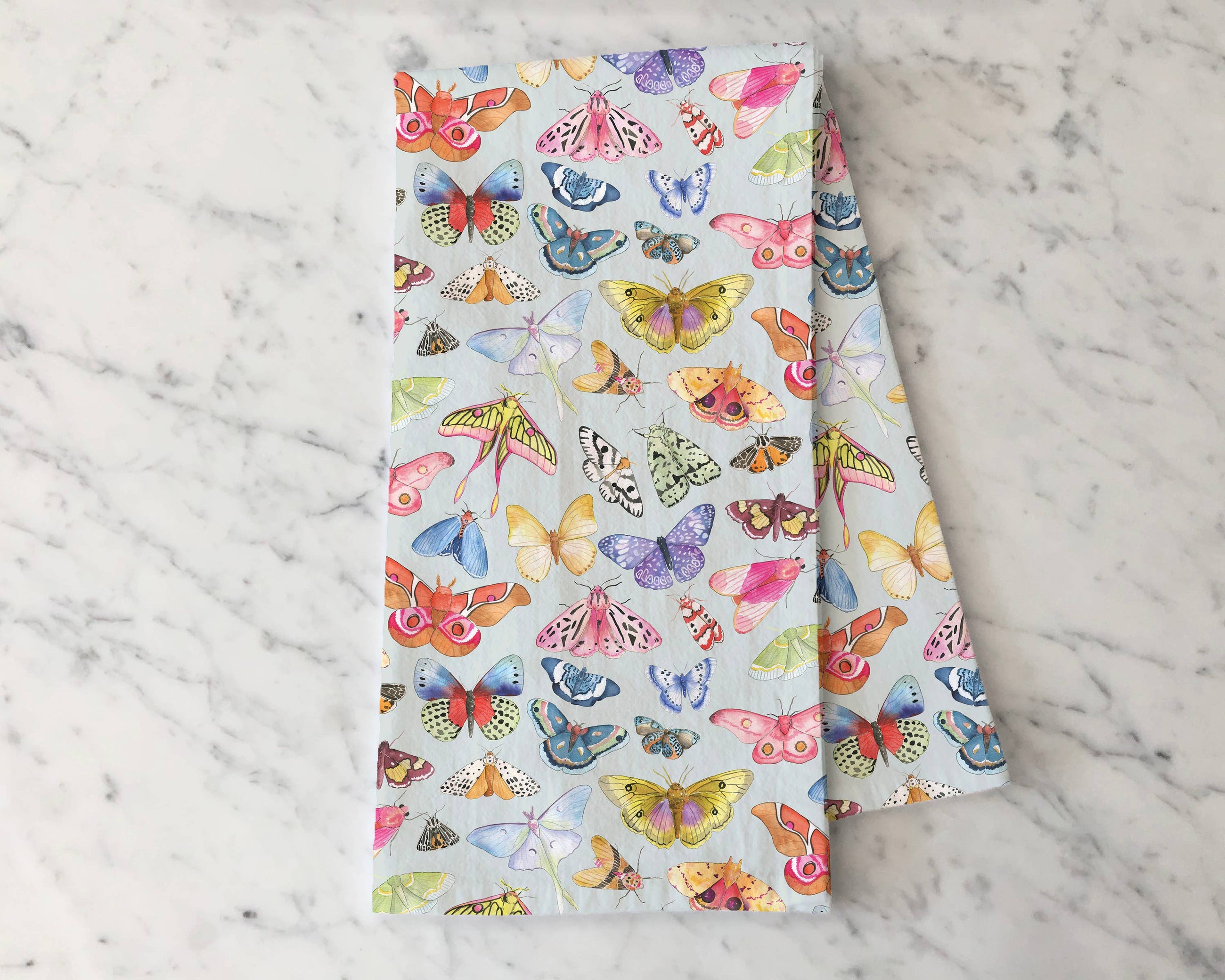 Moths & Butterflies - Kitchen Tea Towel