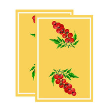 Cherry Tomato Floursack Kitchen Towel S/2.