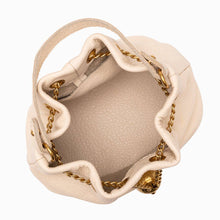 Sameera Leather Drawstring Handbag