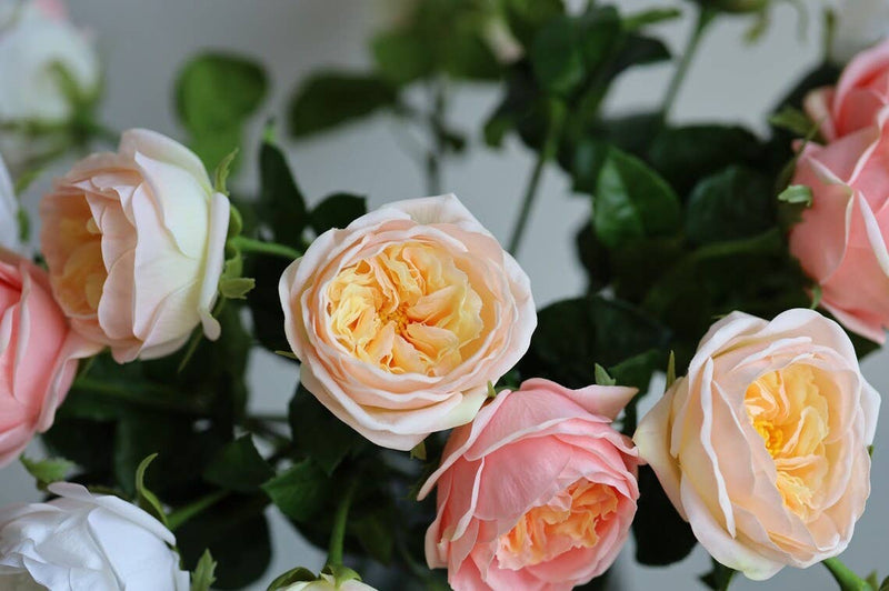 18"Elegant Real touch Juliet Rose-Moisture-touch coating