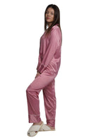 ASHLEY LONG MATTE SATIN  PAJAMAS
