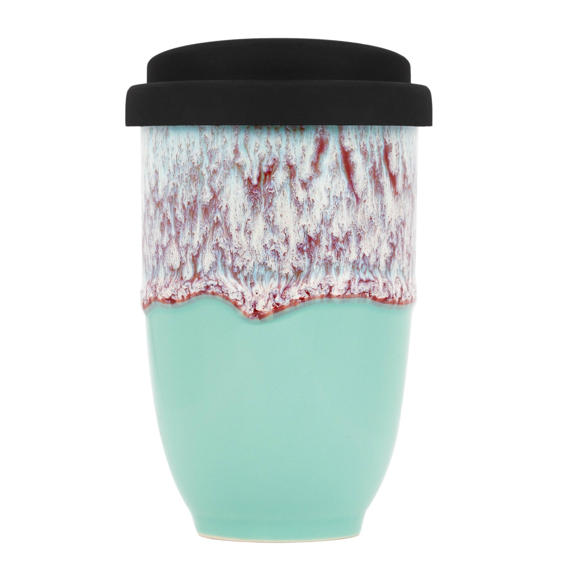 Nebula Ceramic Travel Mug – 12oz with Lid & Sleeve